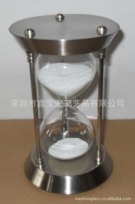 【高檔禮品 電鍍五金架 仿古效果 沙漏計時器 BM-7010B】價格,廠家,圖片,縫紉繡花用品,通州市三余寶宏玻璃工藝品廠-